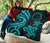 Cook Islands Premium Quilt - Turquoise Tentacle Turtle - Polynesian Pride