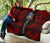 Norfolk Island Premium Quilt - Norfolk Island Coat Of Arms Polynesian Red Tattoo - Polynesian Pride