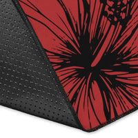 The Philippines Area Rug - Summer Plumeria (Red) - Polynesian Pride