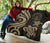 Palau Premium Quilt - Gold Tentacle Turtle - Polynesian Pride