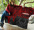 Pohnpei Premium Quilt - Pohnpei Seal In Heartbeat Patterns Style (Red) - Polynesian Pride