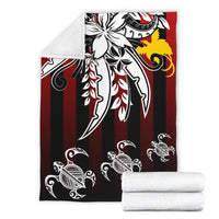 Papua New Guinea Premium Blanket - Vertical Stripes Style - Polynesian Pride