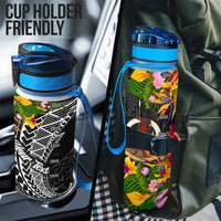 Vanuatu Custom Personalised Hydro Tracking Bottle - Seal Spiral Polynesian Patterns - Polynesian Pride