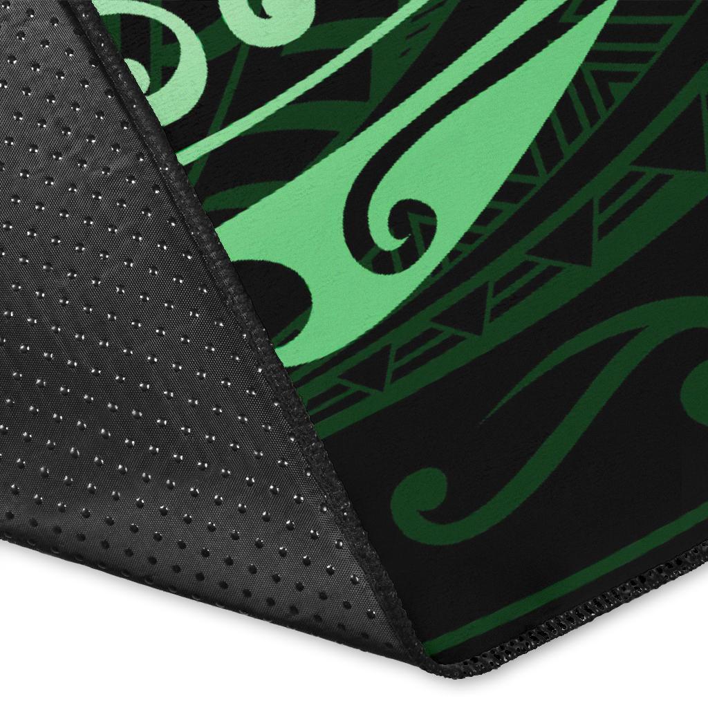 Hawaiian Map Turtle Polynesian Circle Rug AH - Polynesian Pride