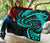 New Zealand Maori Mangopare Premium Quilt Polynesian - Turquoise - Polynesian Pride