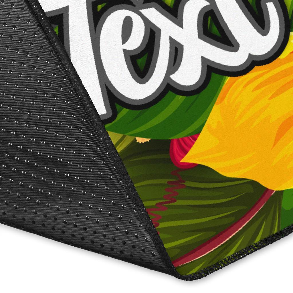 Nauru Area Rug - Custom Personalised Seal Spiral Polynesian Patterns - Polynesian Pride