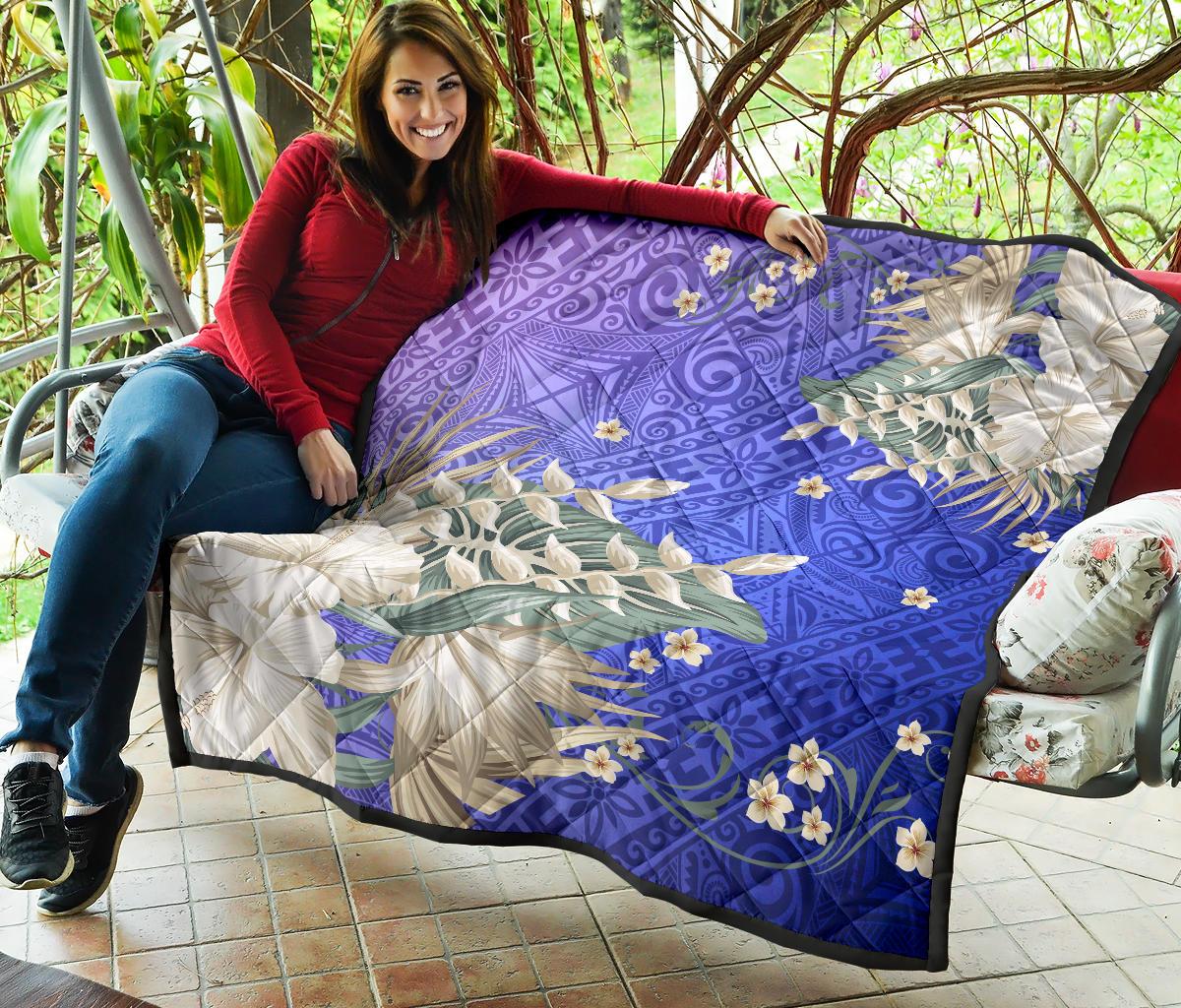 Hawaii Premium Quilt - Hawaii Hibiscus Polynesian Culture Revival - Polynesian Pride