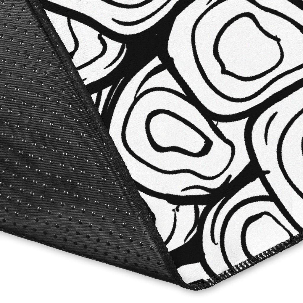 Hawaiian Hibiscus Memory Polynesian Turtle Area Rug AH - Polynesian Pride