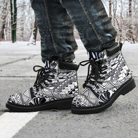 Polynesian 34 Season Boots - Polynesian Pattern - Polynesian Pride