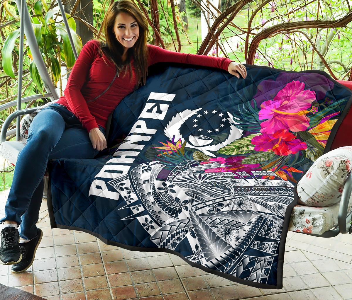 Pohnpei Premium Quilt - Pohnpei Summer Vibes - Polynesian Pride