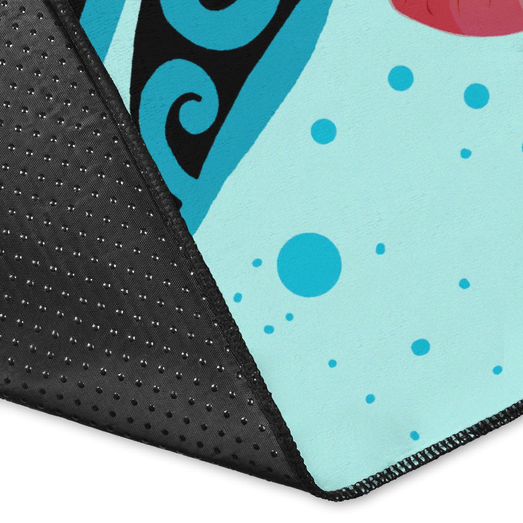 Sea Turtle Hibiscus Area Rug AH - Polynesian Pride