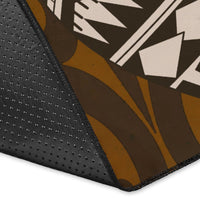 American Samoa Area Rugs - Polynesian Boar Tusk - Polynesian Pride