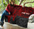 Tahiti Personalised Premium Quilt - Tahiti Seal In Heartbeat Patterns Style (Red) - Polynesian Pride