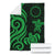 Cook Islands Premium Blanket - Green Tentacle Turtle - Polynesian Pride