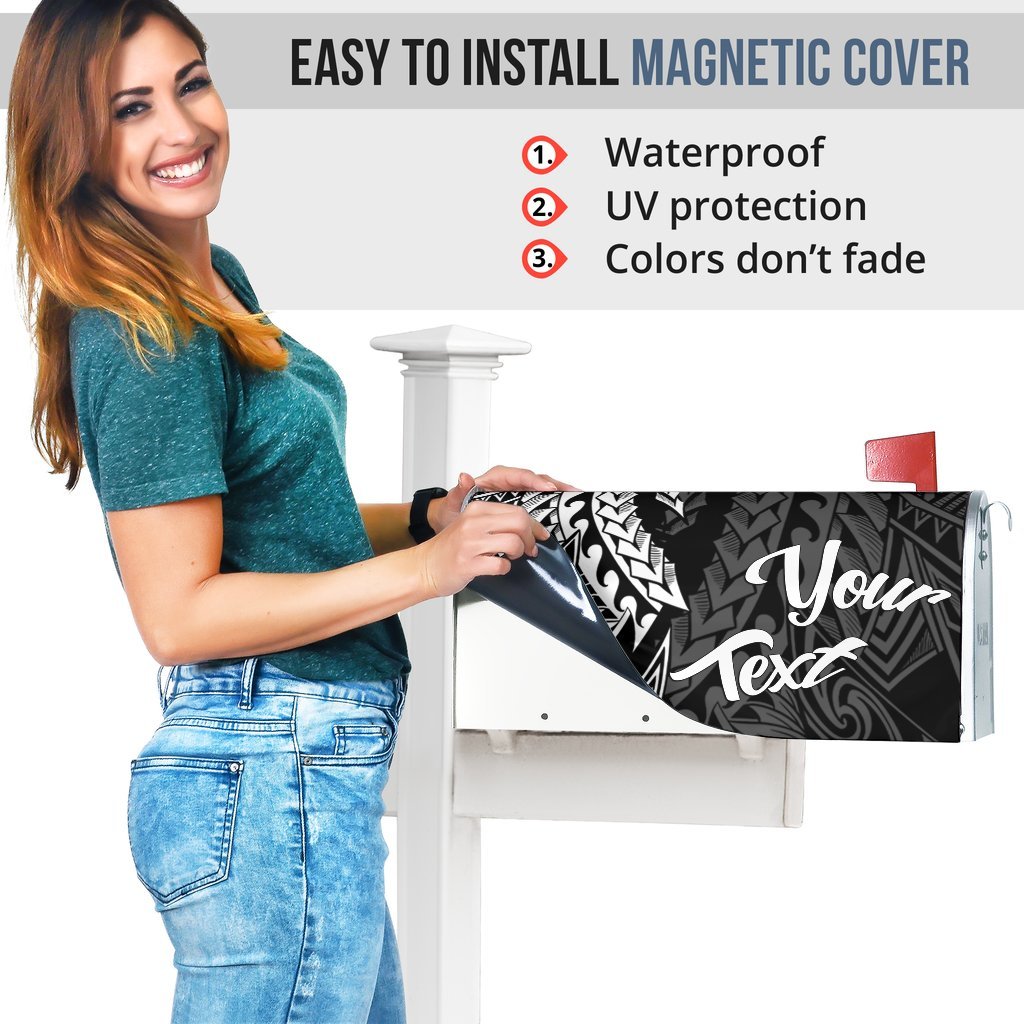 Guam Mailbox Cover - Custom Personalised Wings Style - Polynesian Pride