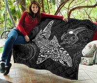 Polynesian Quilt - Polynesian White Shark Warrior Tattoo - Polynesian Pride