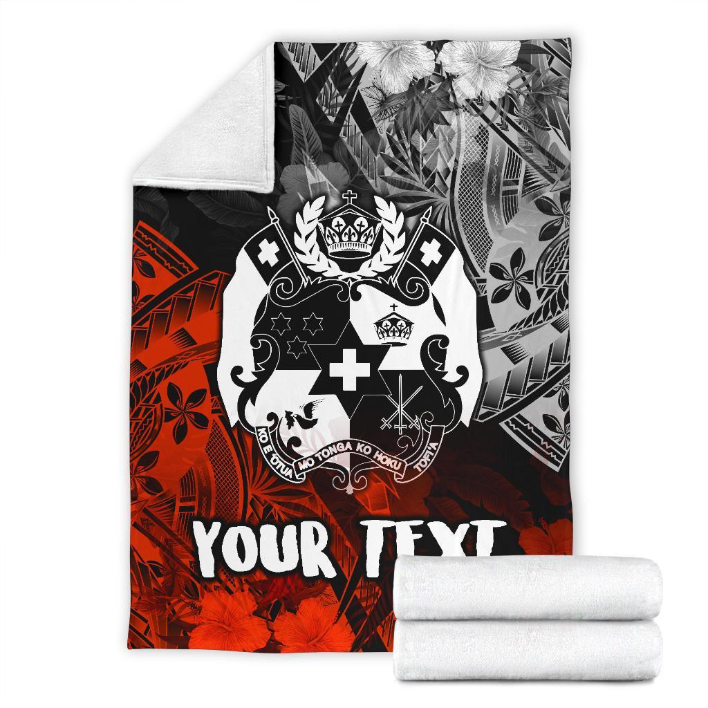 Tonga Polynesian Personalised Premium Blanket - Vintage Polynesian Style - Polynesian Pride