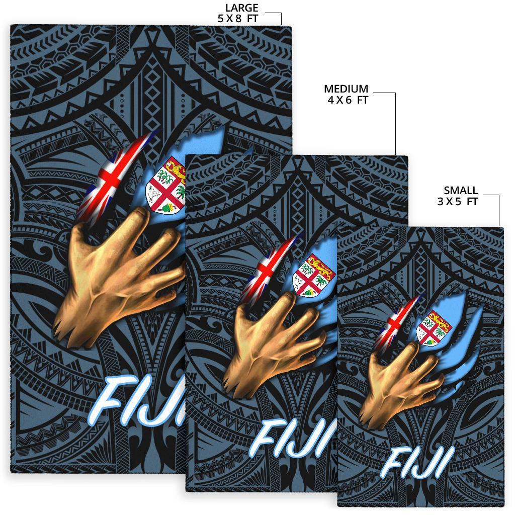 Fiji Area Rug - Fiji In Me (Blue) - Polynesian Pride