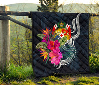 Tonga Polynesian Premium Quilt - Tropical Flower - Polynesian Pride