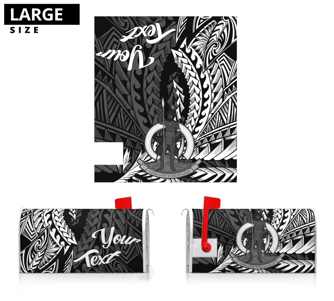 Vanuatu Mailbox Cover - Custom Personalised Wings Style - Polynesian Pride