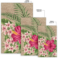 Lauhala Hibiscus Area Rug AH - Polynesian Pride
