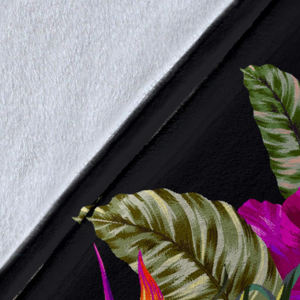 Tonga Polynesian Premium Blanket - Tropical Flower - Polynesian Pride