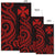 Wallis and Futuna Area Rug - Red Tentacle Turtle - Polynesian Pride