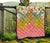 Hawaii Turtle Couple Plumeria Valentine Pattern Premium Quilt - Bond Style - AH - Polynesian Pride