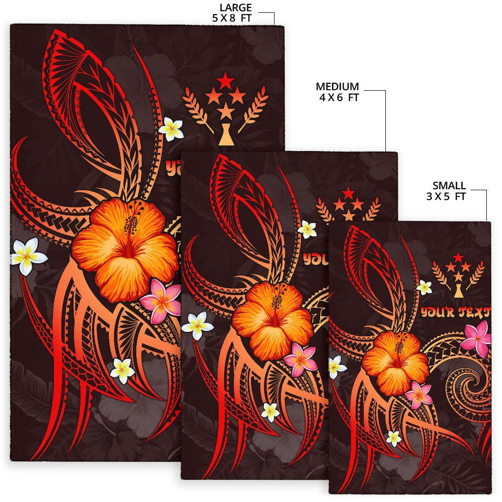 Kosrae Polynesian Personalised Area Rug - Legend of Kosrae (Red) - Polynesian Pride