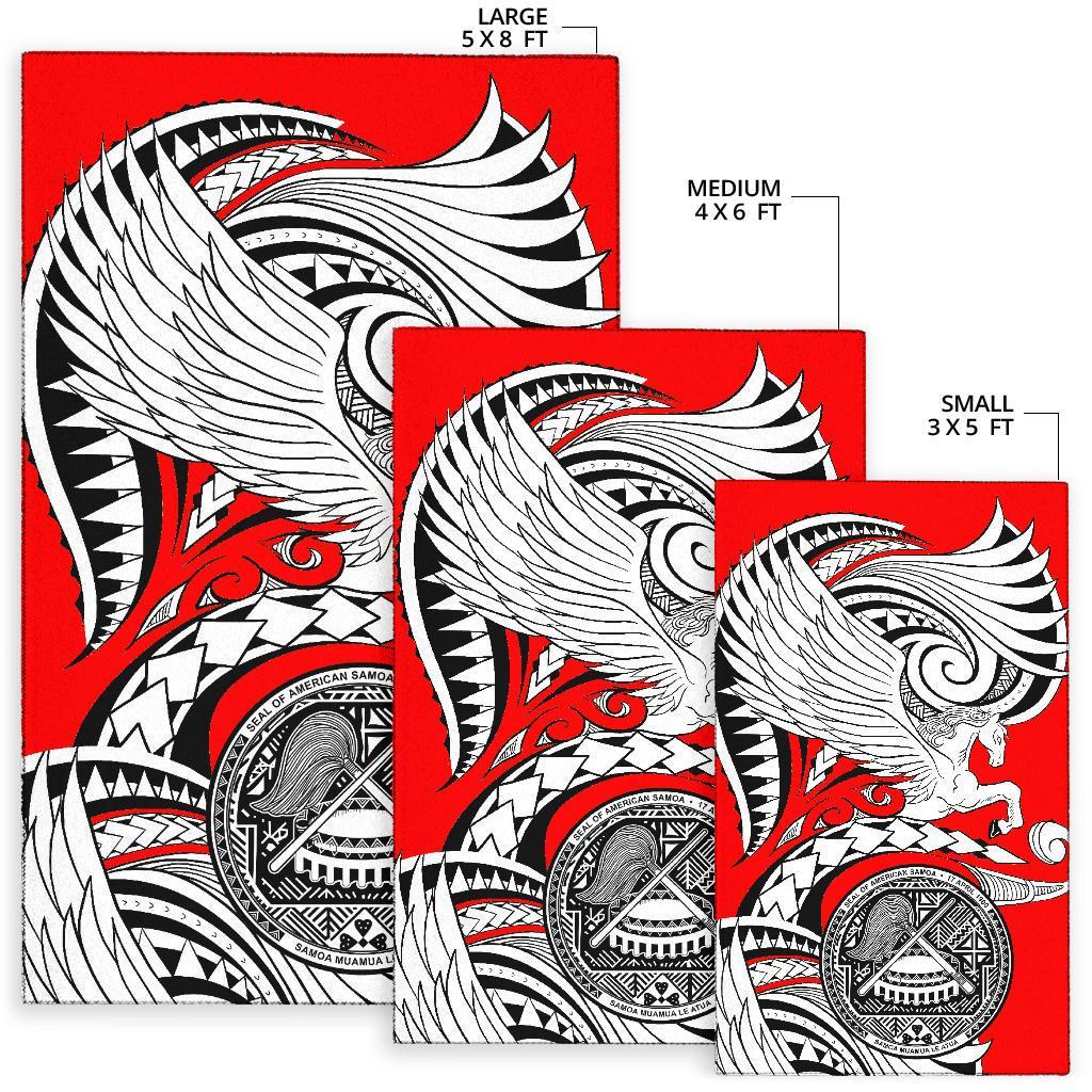 American Samoa Area Rug - Angel Horse - Polynesian Pride