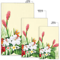 Wonderful Hibiscus Flower Area Rug AH - Polynesian Pride