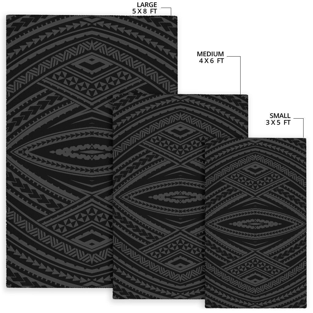Hawaii Area Rug Polynesian Tatau AH - Polynesian Pride
