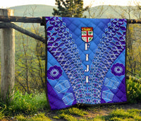 Fiji Drua Premium Quilt Tapa - Polynesian Pride