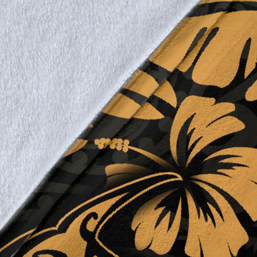 Polynesian Hawaii Premium Blanket - Polynesian Golden Humpback Whale - Polynesian Pride