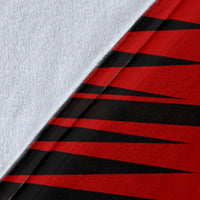 Tonga Polynesian Premium Blanket - Tonga Red Seal with Polynesian tattoo - Polynesian Pride