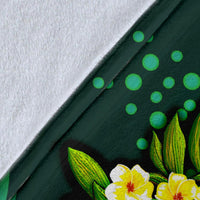 Samoa Polynesian Premium Blanket - Ti Leaf Lei Turtle - Polynesian Pride