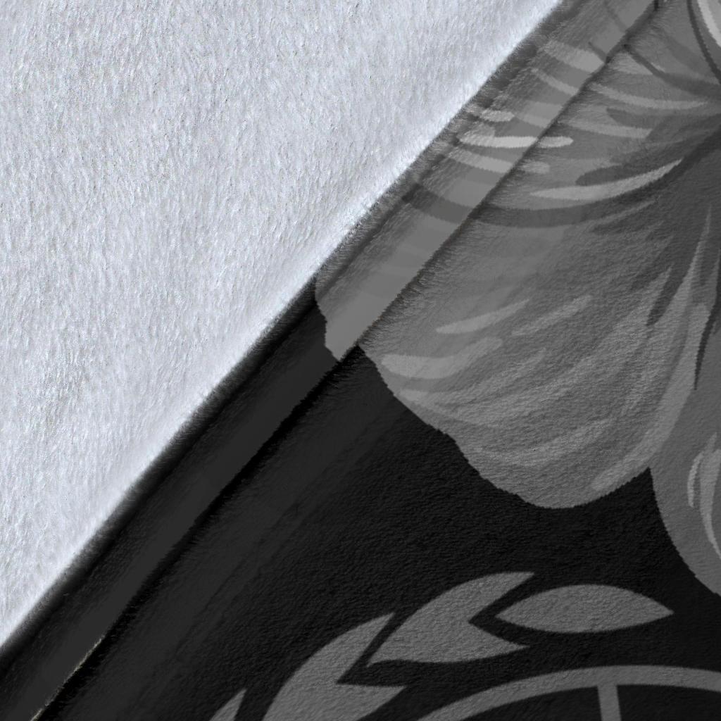 Samoa Custom Personalised Premium Blanket - Samoa Seal Wave Style (Black) - Polynesian Pride