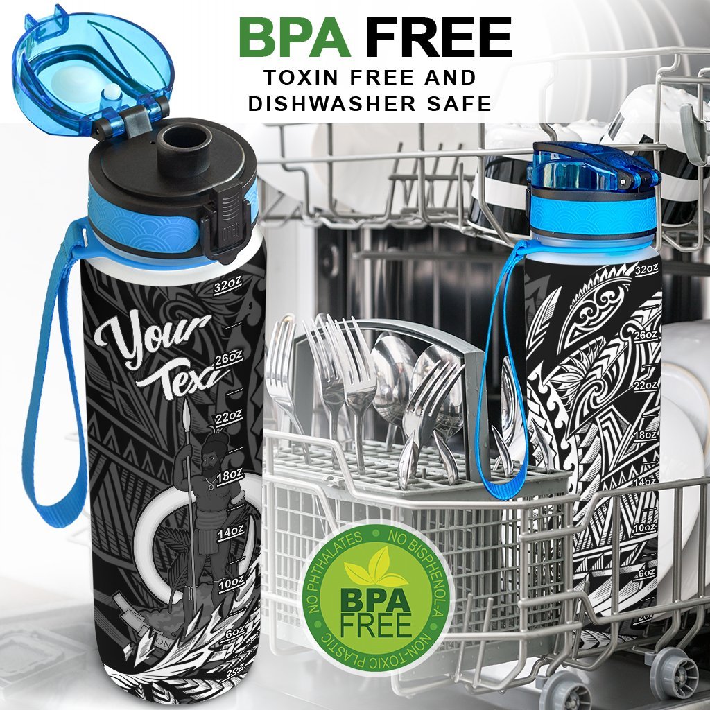 Vanuatu Custom Personalised Hydro Tracking Bottle - Wings Style - Polynesian Pride