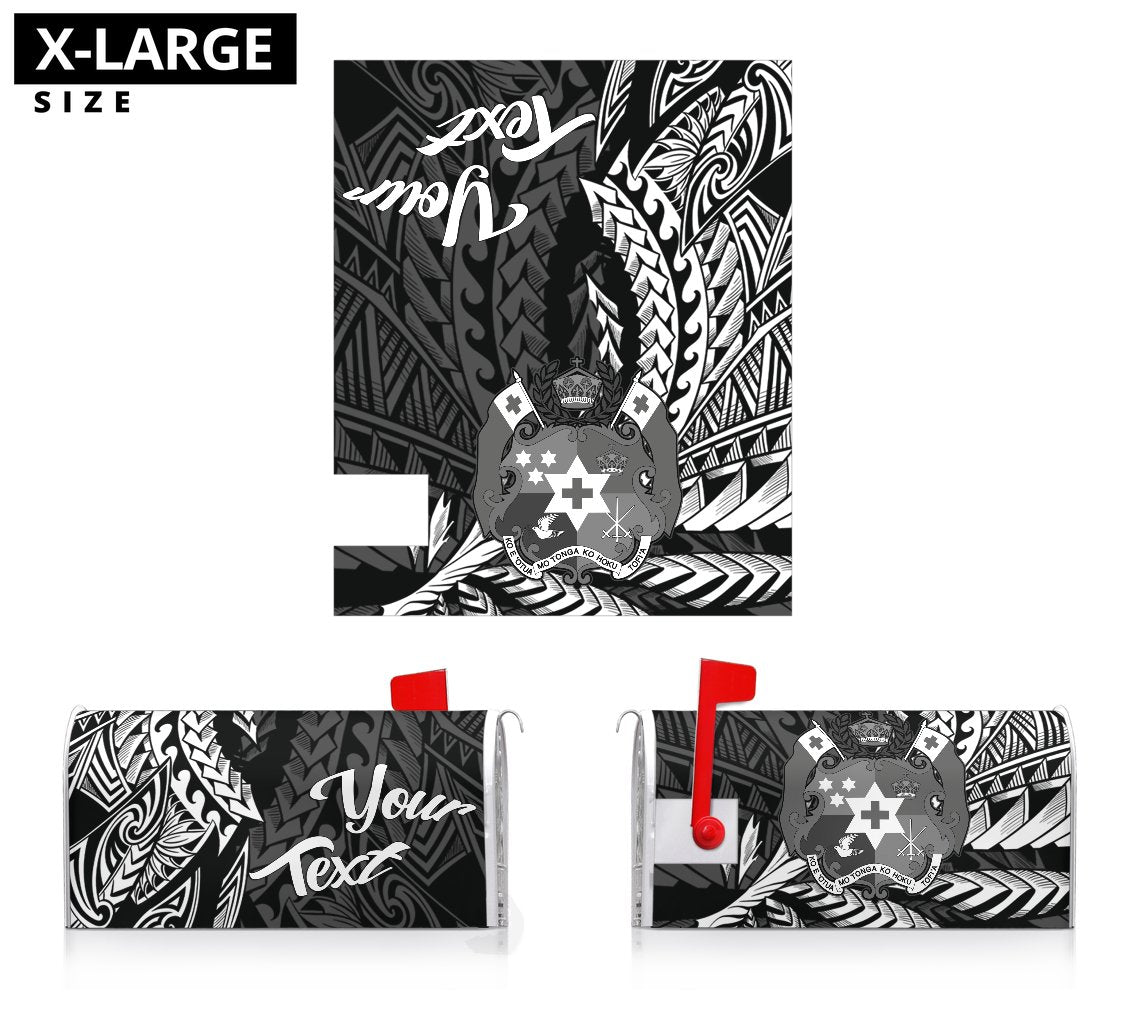 Tonga Mailbox Cover - Custom Personalised Wings Style - Polynesian Pride