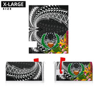 Pohnpei State Mailbox Cover - Tropical Flowers Style - Polynesian Pride