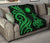 Nauru Premium Quilt - Green Tentacle Turtle - Polynesian Pride