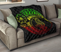 Polynesian Quilt - Polynesian Reggae Seahorse Tattoo - Polynesian Pride
