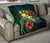 Tonga Polynesian Premium Quilt - Green Turtle Hibiscus - Polynesian Pride