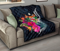 Fiji Polynesian Premium Quilt - Tropical Flower - Polynesian Pride