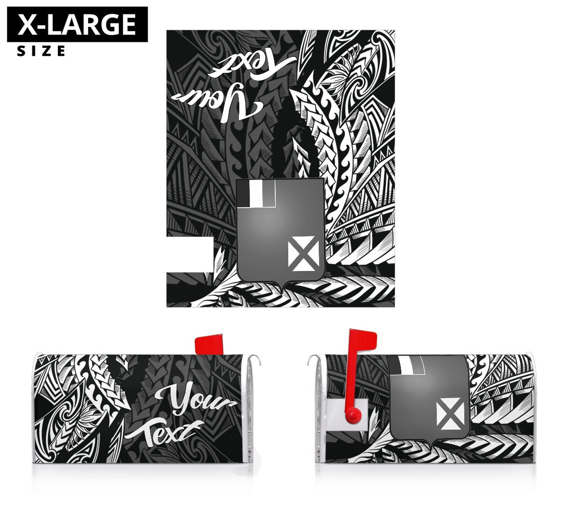Wallis and Futuna Mailbox Cover - Custom Personalised Wings Style - Polynesian Pride