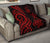 New Caledonia Premium Quilt - Red Tentacle Turtle - Polynesian Pride