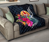 Tahiti Polynesian Premium Quilt - Tropical Flower - Polynesian Pride