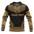 Palau Polynesian Chief Custom Hoodie Gold Version - Polynesian Pride