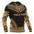 Nauru Polynesian Chief Custom Hoodie Gold Version - Polynesian Pride