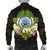 Federated States of Micronesia Men's Bomber Jacket - Polynesian Gold Patterns Collection - Polynesian Pride